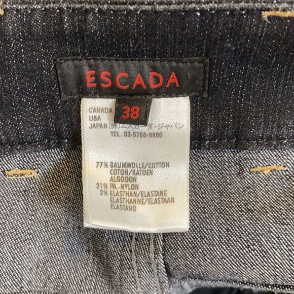 Escada Jeans  Size 38 Flare Bell Bottom Jeans - Picture 3 of 7